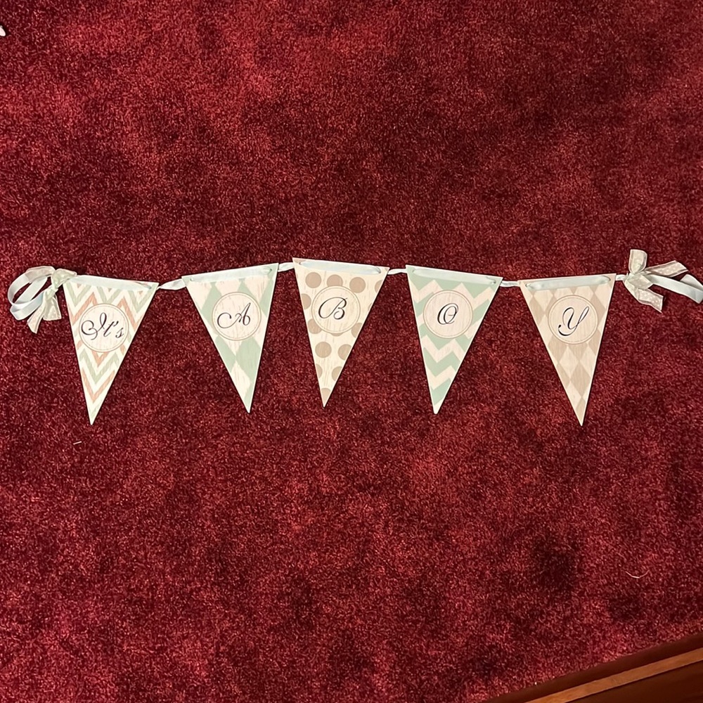 “It’s a Boy” Banner